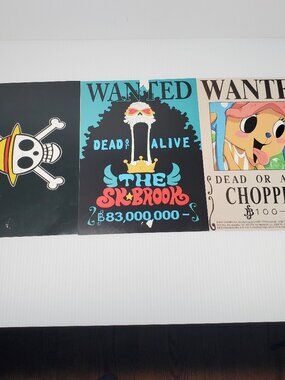 One Piece Dead or Alive, Skull/Cross bones, SK Brooks & Chopper, 8x12 Glossy